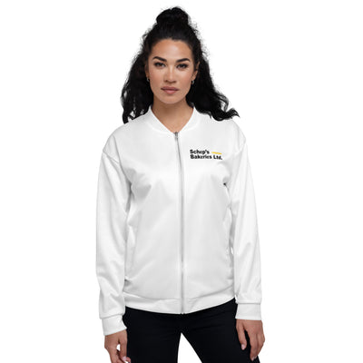 Schep's Bakeries - Bomber Jacket w/waffle (White)