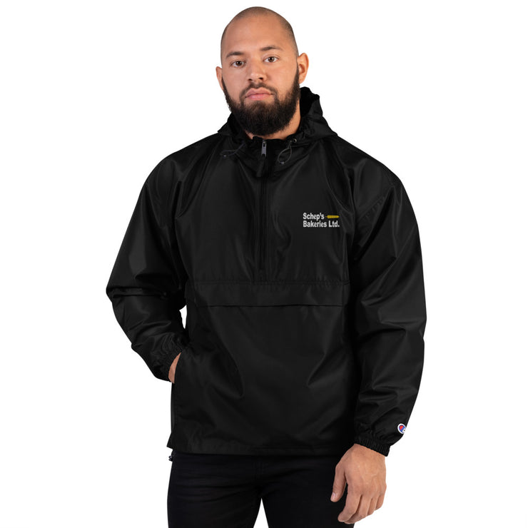 Schep's Bakeries - Embroidered Champion Jacket (Black)