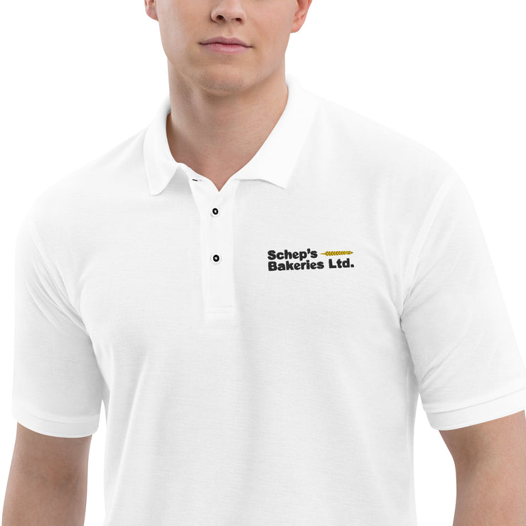 Schep's Bakeries  - performance polo shirt (White)