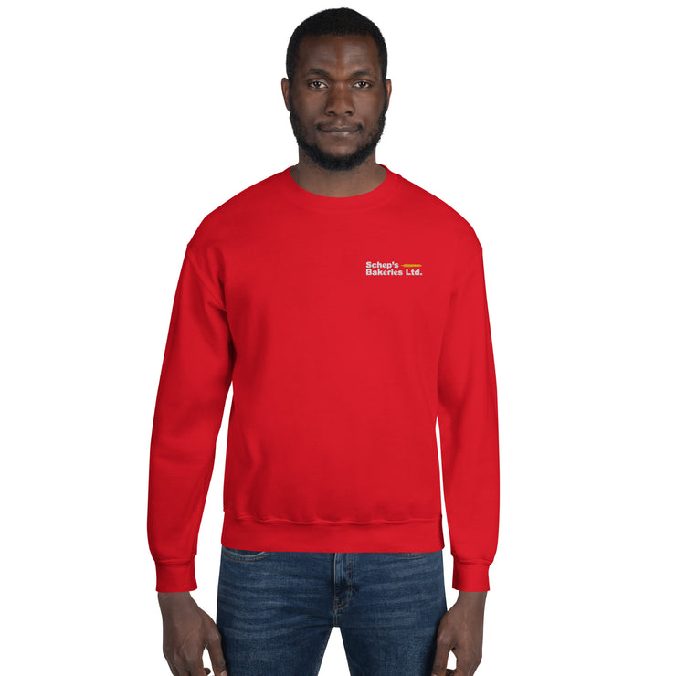 Schep's Bakeries - Crew Neck Sweatshirt (Red)