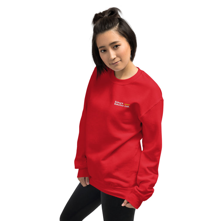 Schep's Bakeries - Crew Neck Sweatshirt (Red)