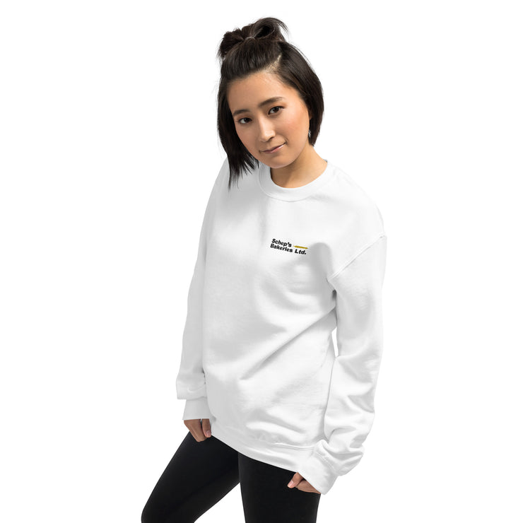 Schep's Bakeries - Crew Neck Sweatshirt (White)