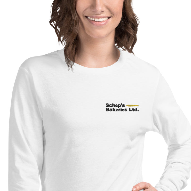 Schep's Bakeries - Long Sleeve Tee (White)