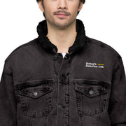 Schep's Bakeries - denim sherpa jacket (Black denim)