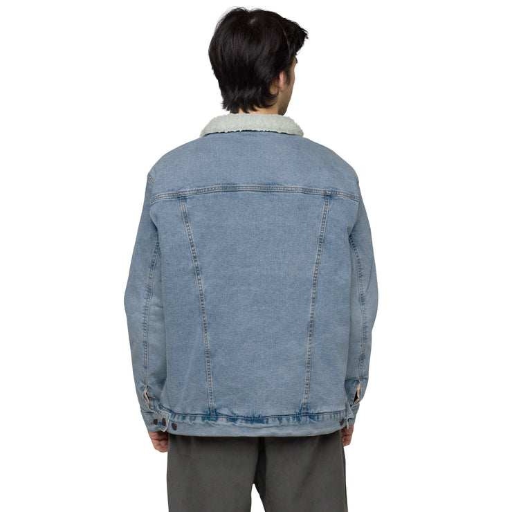 Schep's Bakeries - denim sherpa jacket (Light denim)