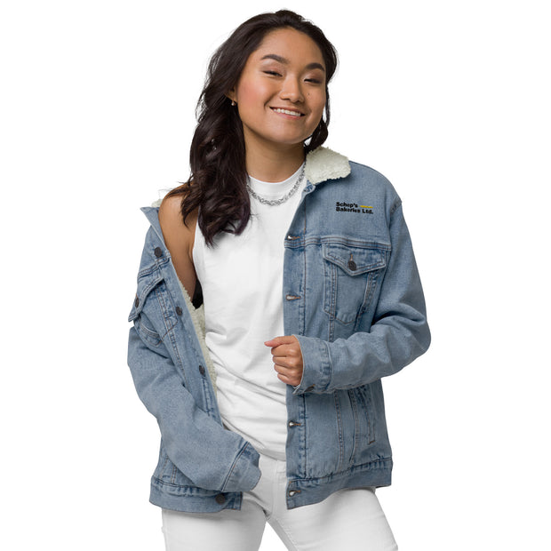 Schep's Bakeries - denim sherpa jacket (Light denim)