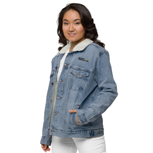 Schep's Bakeries - denim sherpa jacket (Light denim)