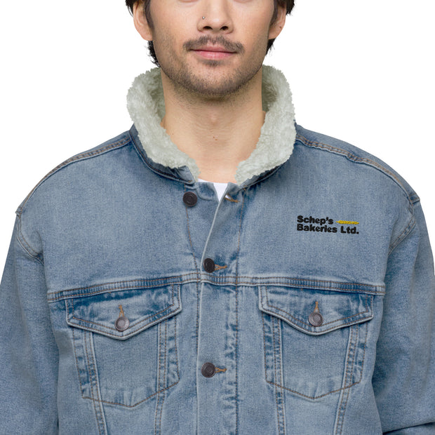 Schep's Bakeries - denim sherpa jacket (Light denim)