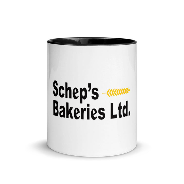 Schep's Bakeries - Mug with Color Inside (Black)