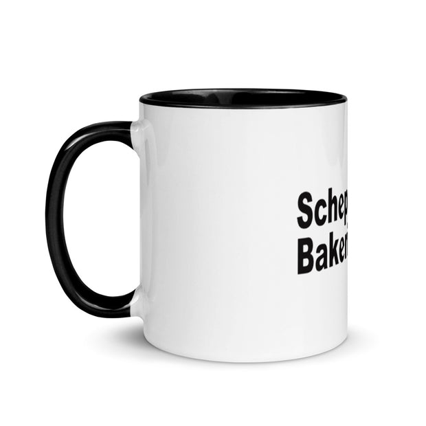 Schep's Bakeries - Mug with Color Inside (Black)